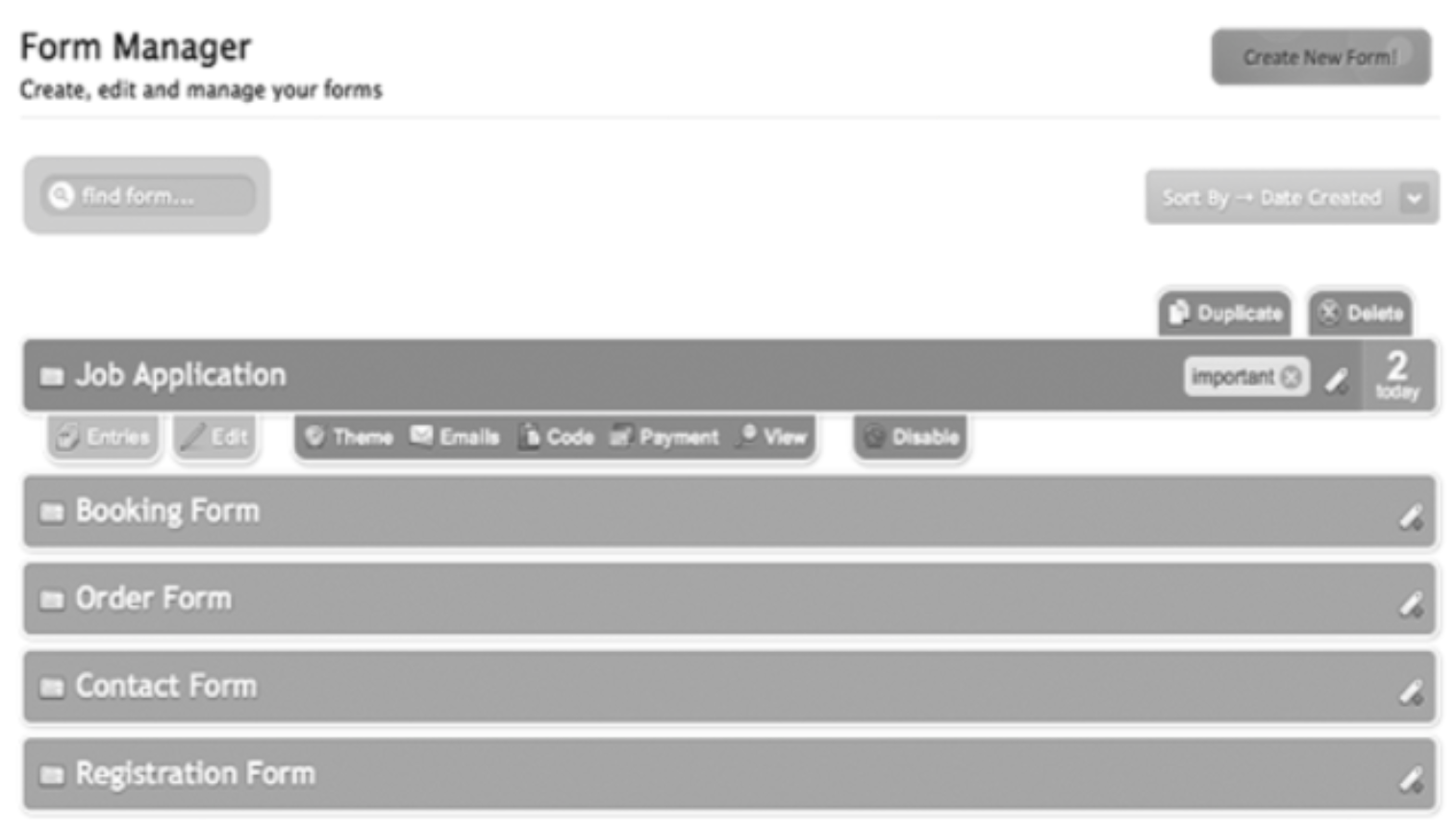 Classic Forms - Form Manager – PlayerLync